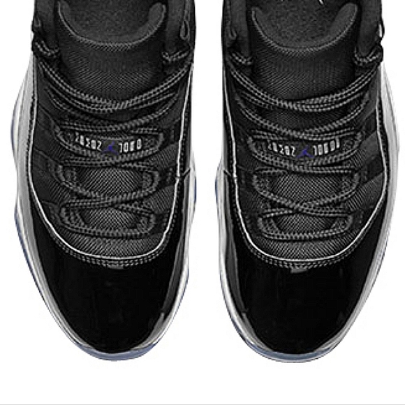 AIR JORDAN 11 XI GS BG Retro Jubilee Space Jam Sneakers EUC - Picture 9 of 16